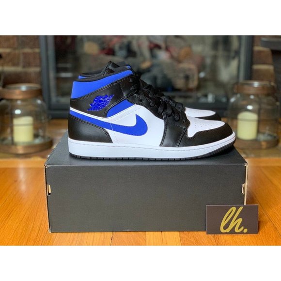 Size 11 Jordan 1 Mid "Racer Blue" - Picture 3 of 5
